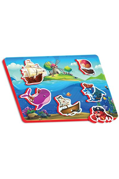 PUEDO Joc magnetic din spumă EVA, pirați, jucării