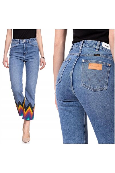 WRANGLER Blugi de damă, Wrangler, bumbac, pantaloni scurți, fermoar, 5 buzuna...