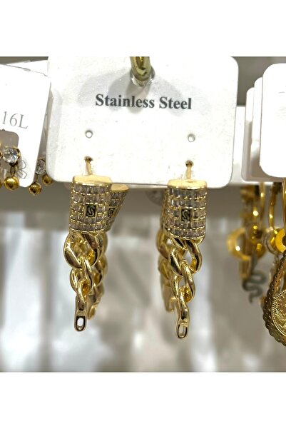 GLOW ACCESSORIES BAE Stainless Steel Special Series Zircon Stone Stainless St...