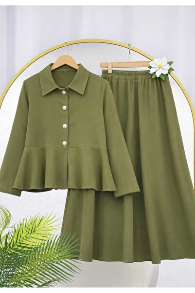 MODA VEDAT Women's Ruffle Skirt Set -0550