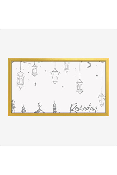 Tajridhome لوحة كانفاس رمضان - ديكور روحاني أنيق للبيت - لوحات رمضانية فخمة -...