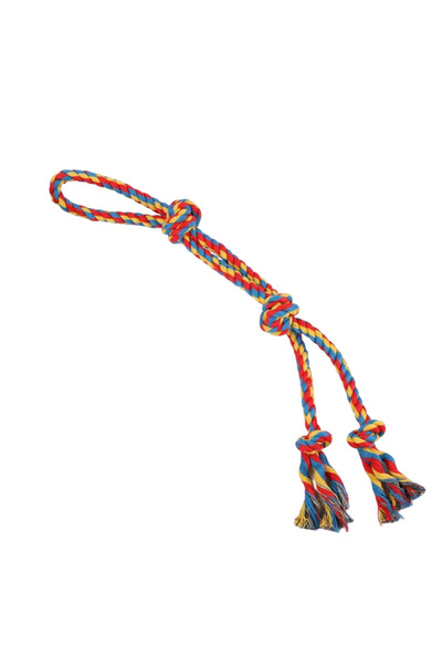 Other Dog Chew Toy, Durable Rope 4 Knots, Cotton and Sisal, 60 cm, Large Dogs