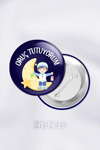 ZipZap I'M Abstaining - Men's Bag Decoration Badge Pin Button Badge Set (1 Pc)