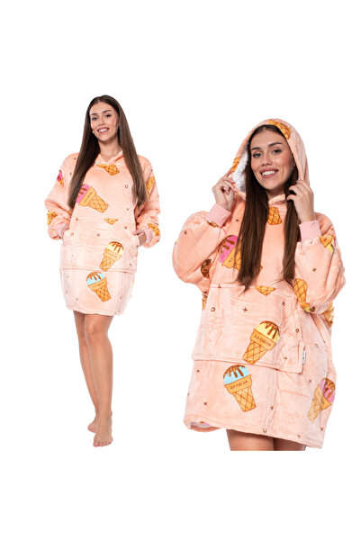 Other Hanorac pătură supradimensionat cu glugă — călduros din sherpa, buzunar...