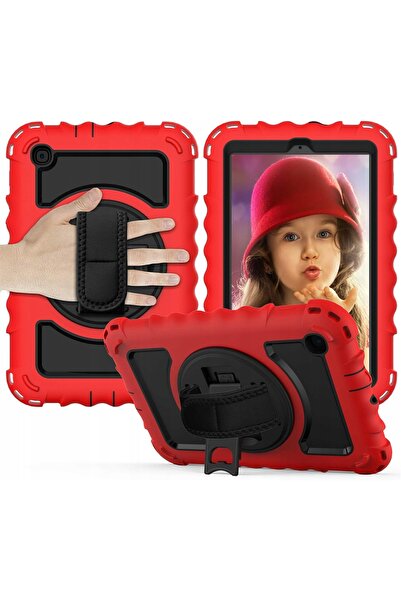 Other Samsung Galaxy Tab 8.0 Case - 3 Layers Protection, 360 Stand, Belt Stra...