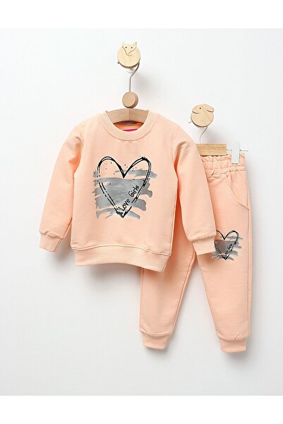 MiniKids Compleu Girl Love model corai 104 (3-4 ani)