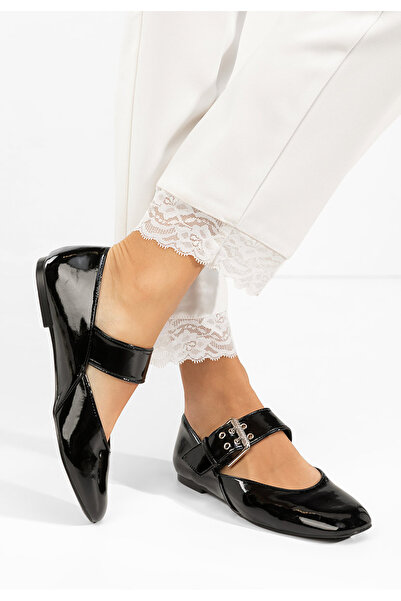 B T Shoes Balerini dama Katalea negri