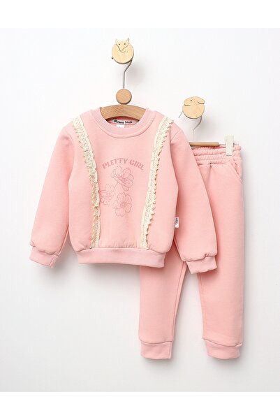 MiniKids Σετ Pletty Girl ροζ μοντέλο 110 (4-5 ετών)