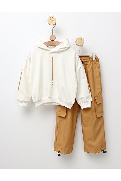 MiniKids Trening H&Y Line Up model alb-bej 116 (5-6 ani)