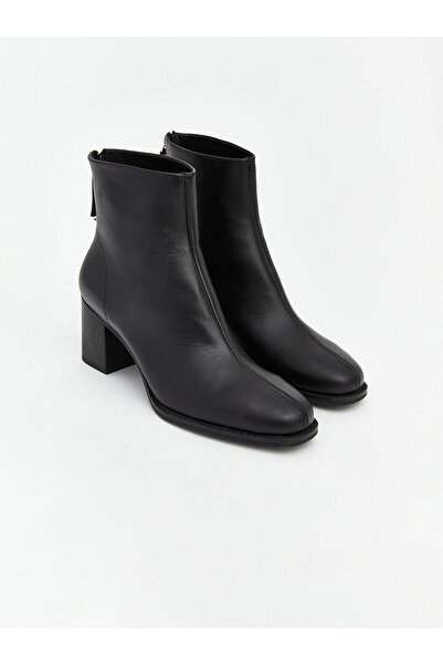 LC Waikiki Ozmarka New Season Genuine Leather Women's Heeled Shoes