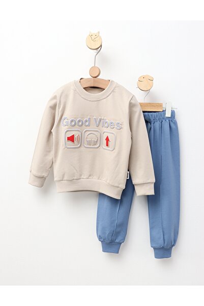 MiniKids Φόρμα Good Vibes 3D μπλε 110 (4-5 ετών)