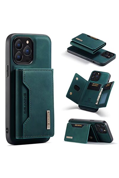 CaseHub iPhone 14 Pro Max Kılıf 2’si1 Ayrılabilen Magsafe Mıknatıs Cüzdanlı P...