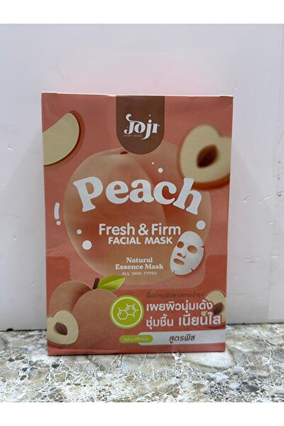 JOJI SECRET YOUNG Peach Fresh & Firm Facial Mask – 30g, Pack of 10 | Firming,...