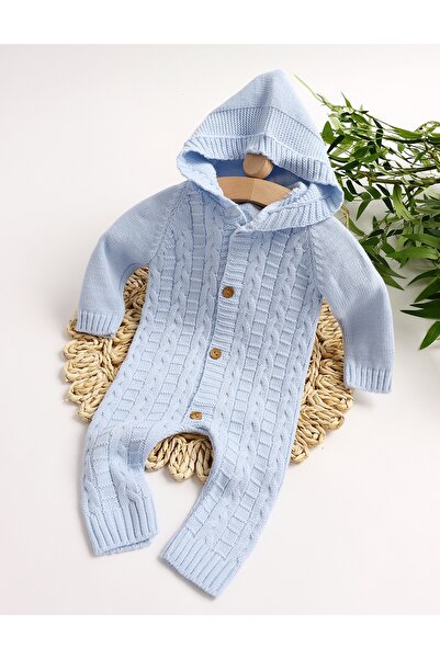 MiniKids Ακρυλικό φόρμα πλεκτή Antonio μπλε 68 (3-6 μηνών)