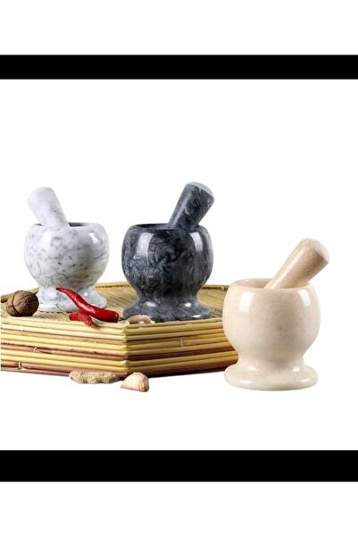 JML Mojar 11x10cm cu Pistil 12cm dinpremium Marmura, pentru Zdrobirea Condime...