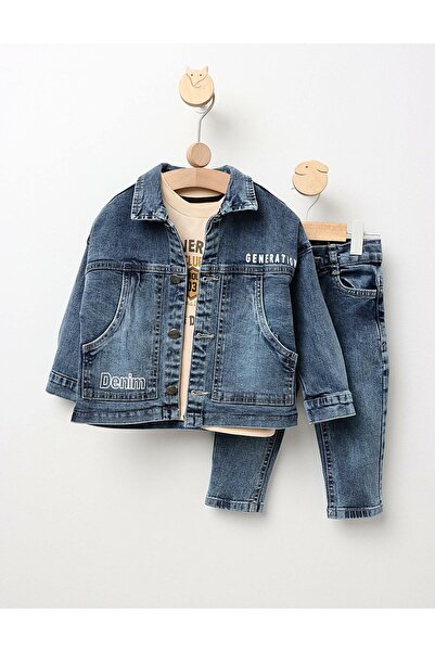 MiniKids Denim Generation denim set, blue 116 (5-6 years)