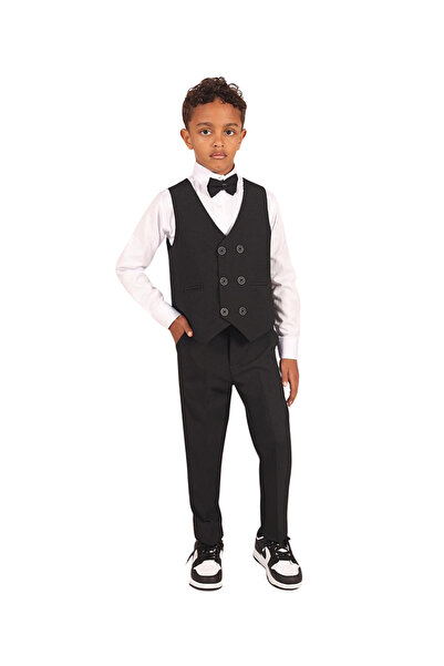 MiniKids Winston premium suit, black 86 (12-18 months)