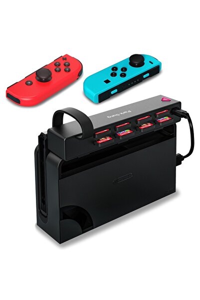 Other Switch Game Card Reader - 4 Active Slots, 4 Storage Spaces, One-Click S...