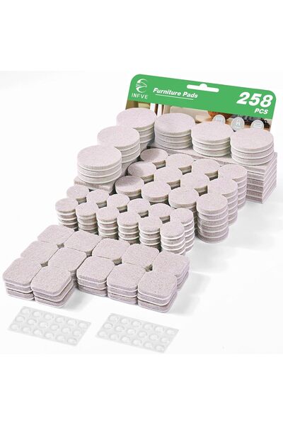 Other Furniture Felt Pads - Self-Adhesive Floor Protectors, Foam and Felt, 25...