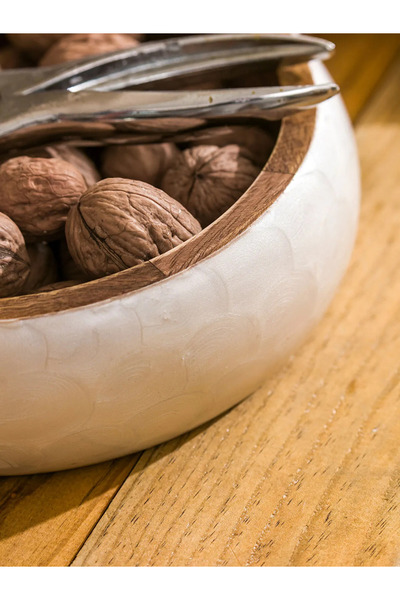 LC وعاء تقديم خشبي مختلط من LCW HOME مقاس 20 سم