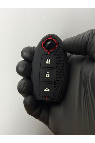 Mavi Keys Nissan Qashqai Micra Tiida X-Trail Smart 3-dugmasti Honeycomb Sa de...