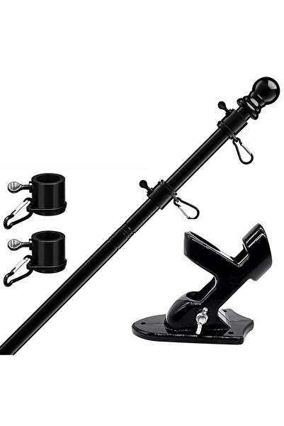 Other Flagpole with Stand, Adjustable, Anti-Corrosion Aluminum, Rotating Ring...