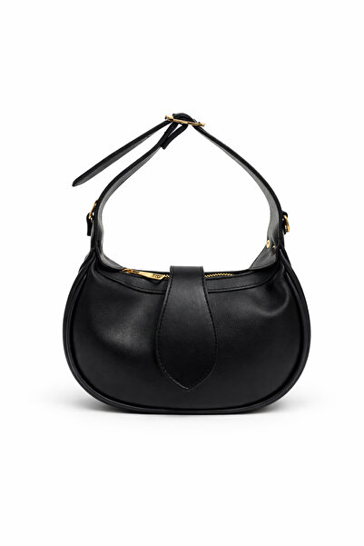 CANTACOMBINE Women's Mini Covered Hand and Shoulder Bag Black