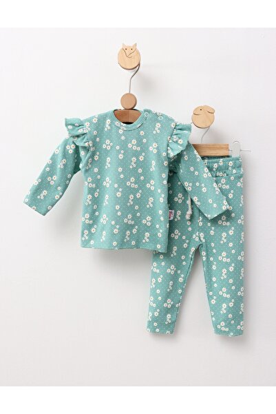 MiniKids Chamomile Flowers Costume, green 92(18-24 months)