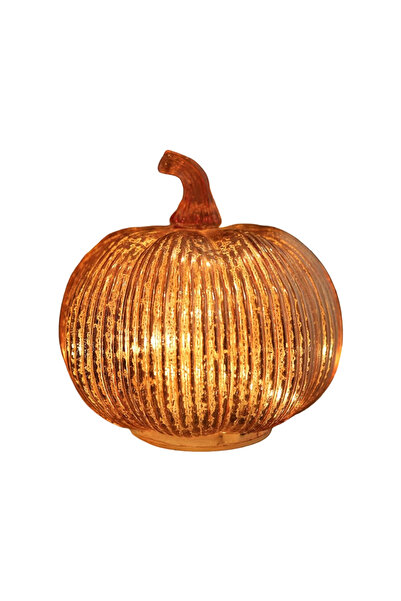 Other Dovleac Decorativ Iluminat - Sticla Mercurizata, Timer 6h - E14, 14cm, ...