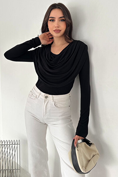 Noa&Noa Drapeli Collar Detailed Blouse – Bold