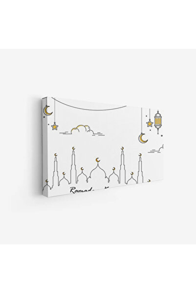 Tajridhome لوحة كانفاس رمضان - ديكور روحاني أنيق للبيت - لوحات رمضانية فخمة -...