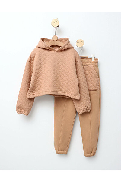 MiniKids Trening Crop Top Izabella model bej 140 (9-10 ani)