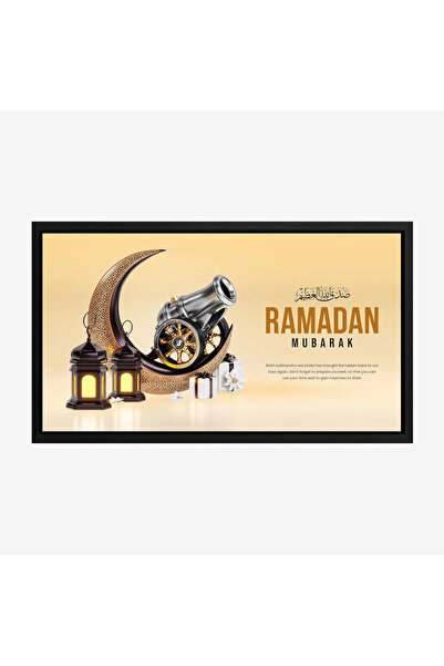 Tajridhome Ramadan Canvas Painting - Elegant Spiritual Home Decor - Luxurious...