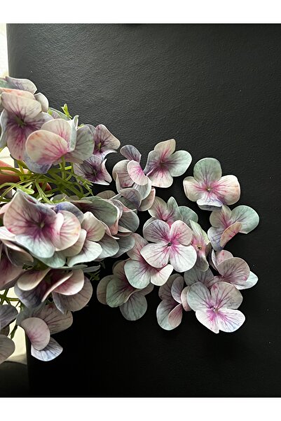 labella hediyelik Yapay renkli ıslak ortanca çiçeği 50 adet(yaprak)