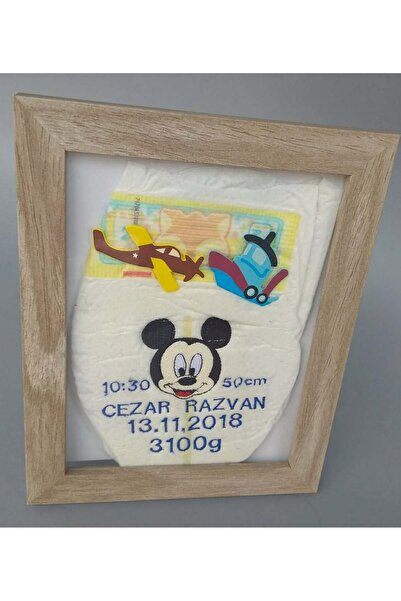 OEM Embroidered diapers with birth dates