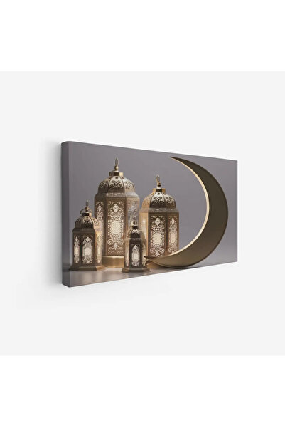 Tajridhome لوحة كانفاس رمضان - ديكور روحاني أنيق للبيت - لوحات رمضانية فخمة -...