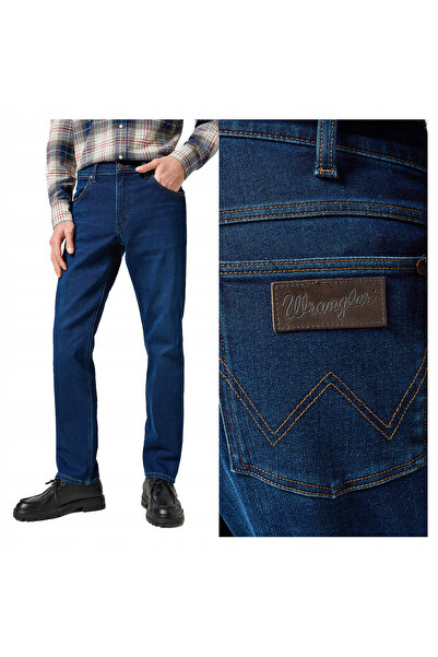 WRANGLER Blugi bărbătești, Wrangler, Greensboro, lungime normală, bumbac, fer...