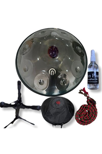 ARSHA Full Paket Nitrided Grade A Handpan 9 Nota Re Minör ( Stand +Çanta+Bakı...