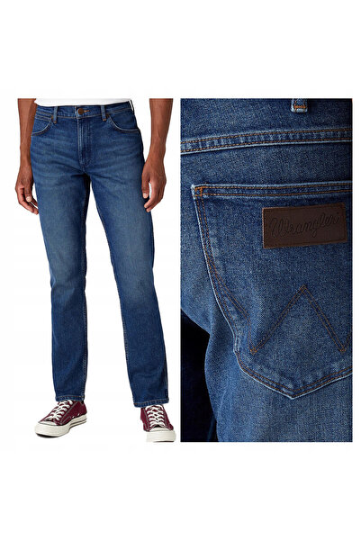 WRANGLER Blugi bărbătești, Wrangler, Greensboro, lungime normală, bumbac, fer...
