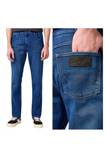 WRANGLER Blugi bărbătești, Wrangler, Greensboro, lungime normală, bumbac, fer...