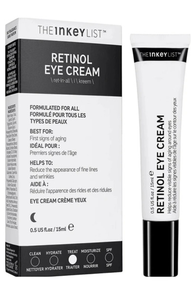 THE INKEY LIST Retinol Night Care Eye Cream That Reduces the Appearance of Fi...