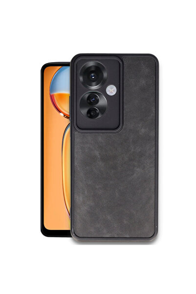 cepmoda Oppo "Reno 11F (5g)" Premium Leather Coated Case - Silicone Cover wit...