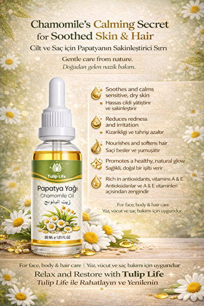 Tuliplife Natural & Pure Chamomile Oil 30 ml