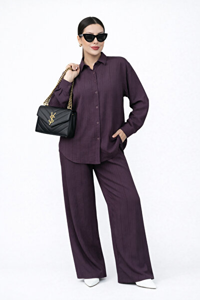 PIOVE Set minimalist cămașă și pantaloni – Grace