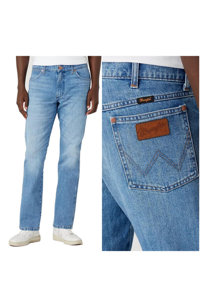 WRANGLER Blugi bărbătești, Wrangler, Colecția Heritage, Lungime normală, Bumb...