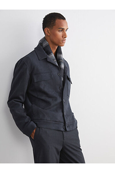 LC Waikiki Rmz Gi̇yi̇m Farkiyla Standardfit Shirt Roba Collar Suede Men's Coat