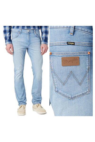 WRANGLER Blugi bărbătești, Wrangler, bumbac, lungime normală, fermoar, 5 buzu...