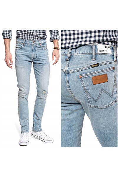 WRANGLER Blugi bărbătești, Wrangler, Larston, lungime normală, bumbac, fermoa...