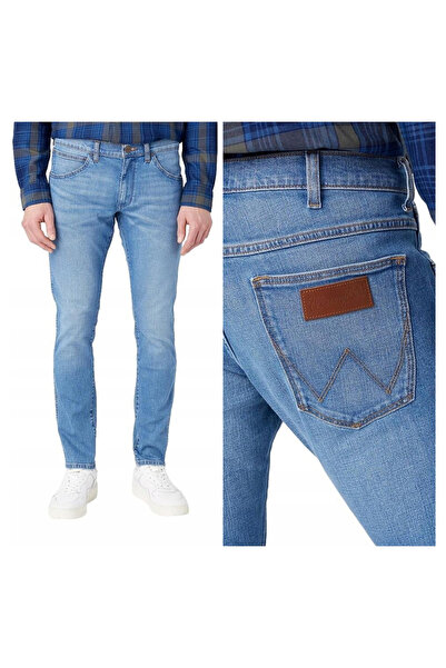 WRANGLER Blugi bărbătești, Wrangler, bumbac, lungime normală, fermoar, 5 buzu...