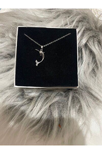 cundapacks Çelik yunus balığı kolye balık kolye